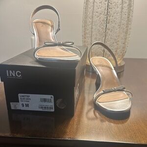 Linette Silver Crystal Heels by INC International Concepts